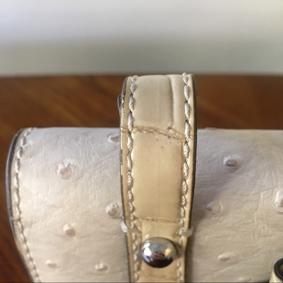 Guess Visage Faux Ostrich Shoulder Bag - Picture 7 of 13